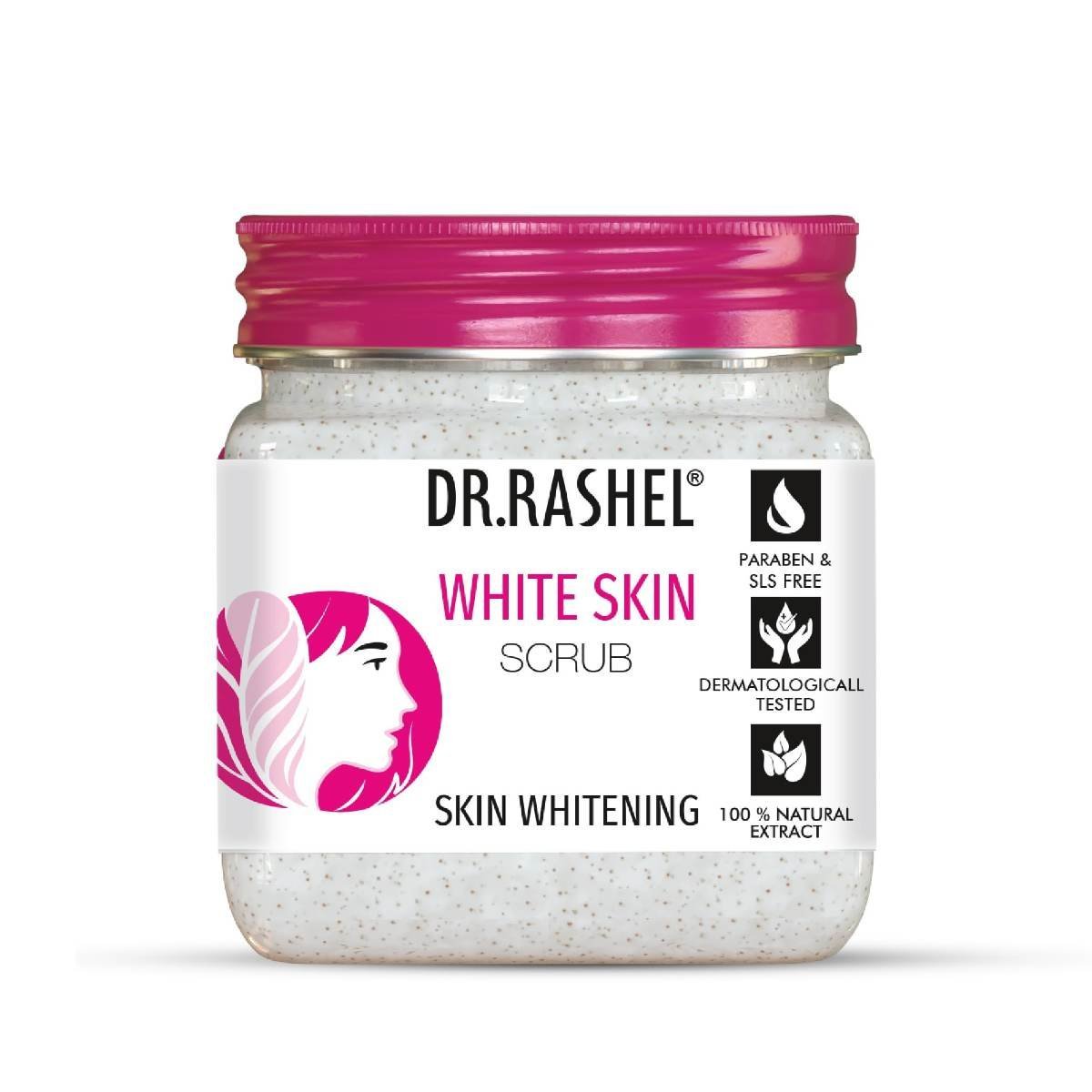 uk71QMMkMwXBL-1.jpg Dr.Rashel WHITE SKIN SCRUB For Skin Whitening, Skin Lightening, Dark Spot, Reduce Pigmentation (380 ml) - Fast UK Delivery - Image 1
