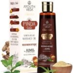 Ayouthveda Ayurvedic Herbal Therapy Pinda Taila | Aromatherapy Sensuous Stress Relief Oil For Body Massage | Helps To Reduce Pain & Tiredness | Moisturising & Nourishing Oil (Pack of 2, 200ml each) - Fast UK Delivery
