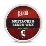 Beardo Beard and Mustache Wax, 50 gm | Beard Wax for Beard & Mustache Styling | Long Lasting Extra Strong Hold Wax for Men | Beard Hair Wax for Smooth, Shiny & Healthy Beard - Fast UK Delivery