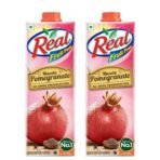 DABUR Real Fruit Juice, Masala Pomegranate, 1L Box (Pack Of 2) - Fast UK Delivery