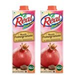 DABUR Real Fruit Juice, Masala Pomegranate, 1L Box (Pack Of 2) - Fast UK Delivery