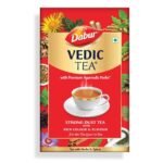 Dabur Vedic Tea - 500gm | Premium Dust Tea | Goodness of 7 Natural Ingredients | Ginger, Elaichi, Dalchini, Tulsi, Adhimadhuram, Ashwagandha, Haritaki | With Real Ayurvedic Herbs - Fast UK Delivery