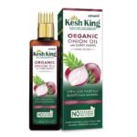 Kesh King Organic Onion Oil with Curry Leaves | Hair Fall Control Oil | Hair Oil for Hair Growth | Hair Oil Applicator for Scalp | Reduces Hair Fall Up to 98% | 200ml - Fast UK Delivery