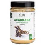 bixa Botanical Akarkara Root Powder (Pellitory Root/Anacyclus Pyrethrum) Ayurvedic Herbal Supplement | Gluten Free, Non-GMO, Steam Treated, Vegan, 100% Pure. 200 GRM - Fast UK Delivery
