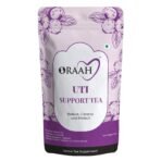 Oraah UTI Support Tea I Balances Vaginal pH I Improves Gut Health (Cranberry Flavor, 50gm) (Pack 1) - Fast UK Delivery