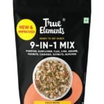 True Elements Seeds Mix for Eating - 9 in 1 Snack Mix 250g | Nuts and Seeds Mix | Mix Seeds for Eating | Diet Snacks | Healthy Snack | Protein Rich Food - Fast UK Delivery