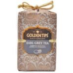 Golden Tips -Darjeeling Earl Grey Loose Leaves Black Tea Brocade Bag (100 Gram, 50 cups) - Fast UK Delivery