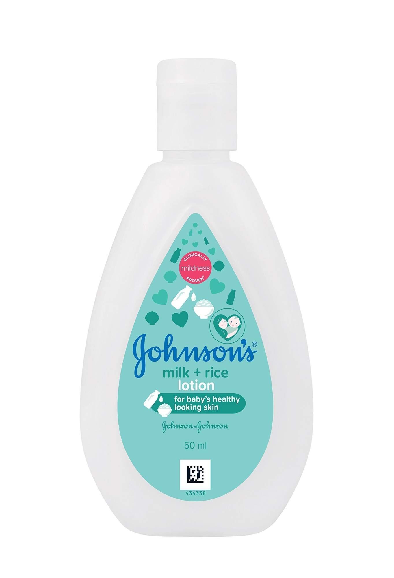 uk71RsBv5puyL-1-1.jpg Johnson's Baby Milk and Rice Lotion, 50ml - Fast UK Delivery - Image 1
