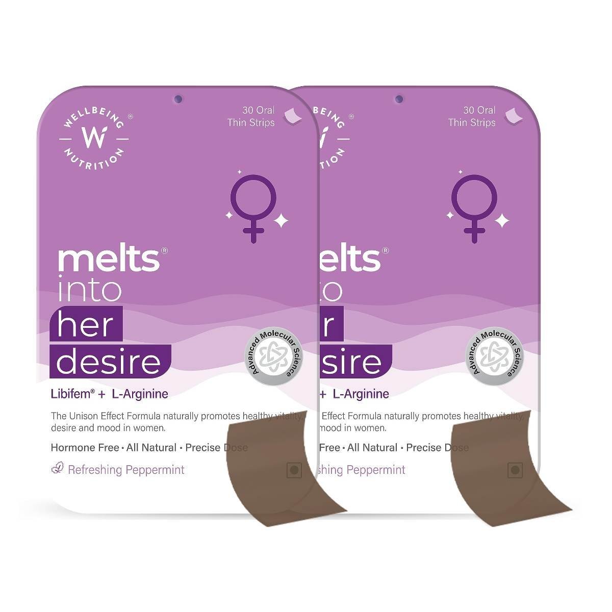 uk71S6Trlt9WL-1.jpg Wellbeing Nutrition melts Her Desire | Libifem, L-Arginine, Ashwagandha & Vitamin E | Increase Drive and Energy in Women (60 Oral Strips) - Image 1