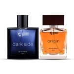 Beardo Dark Side & Origin Perfume Combo For Men (100Ml X Pack Of 2) Long Lasting With Fresh & Woody Notes | Strong Eau De Parfum With Aqua & Musky Notes | Christmas gift for men | Gift For Friends | Gift for Men - Fast UK Delivery