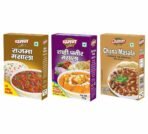 Chaman Masala Combo Pack (Rajma Masala 50g, Shahi Paneer Masala 45g & Chana Masala 50g) | Pesticide and Chemical Free | Flavourful blend of spices | Authentic Indian Rajma & Chana Masala - Fast UK Delivery