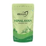 Oraah Himalayan Green Tea (50+ Cups) | 100 gm Premium Long Leaf Loose Green Tea | Pure Green Tea Loose-Leaf | Detox Tea - Fast UK Delivery