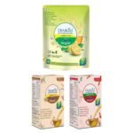 Diabliss Tea Premixes Combo - Lemon Tea 500g Pouch, Ginger & Masala - Each 10 x 10g Sachets. Instant Tea, For Wellness Conscious Diabetic Friendly