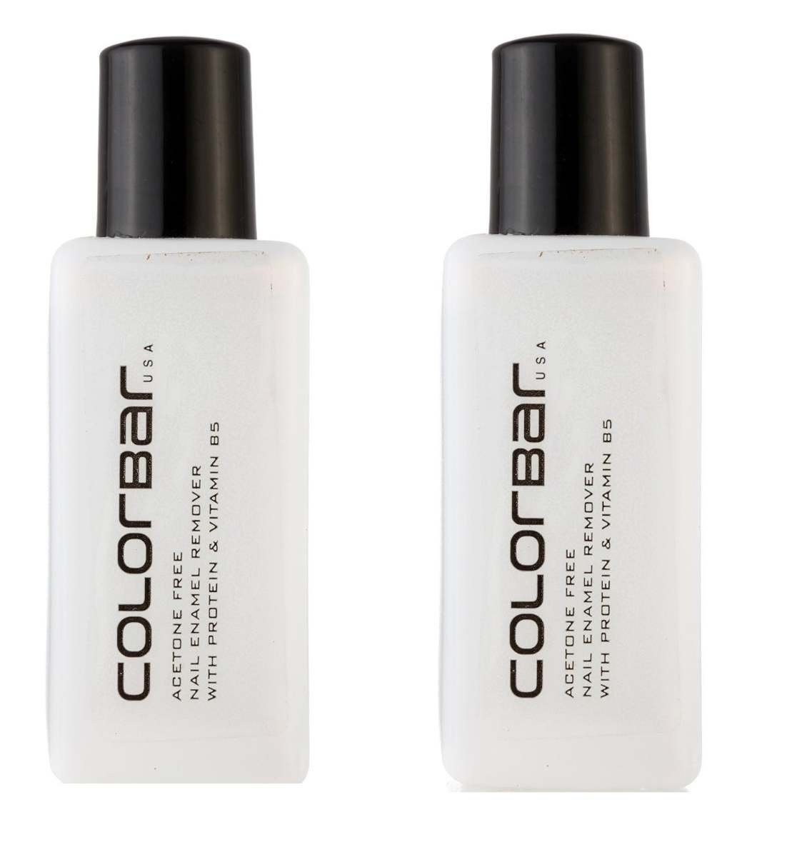uk71SzsRqrIXL-1-1.jpg Colorbar Nail Polish Remover, 110ml (Pack of 2) | Acetone free | Infused with Vitamin b-5 | Proteins | Dermatologically tested - Fast UK Delivery - Image 1