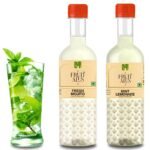 Dhampure Speciality Assorted Mocktail Syrup Mixer - Mint Lemonade & Fresh Mojito Flavouring Syrup - 600Ml (2 X 300Ml) | Makes 12-15 Drinks Per Bottle - Fast UK Delivery