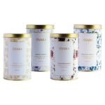ISVARA TEA BUNDLES | Skincare Teas (Pack of 4 tea tins) | White Fusion, Elixir of Youth, The Herb Basket, Coral Glow | 160gm - Fast UK Delivery