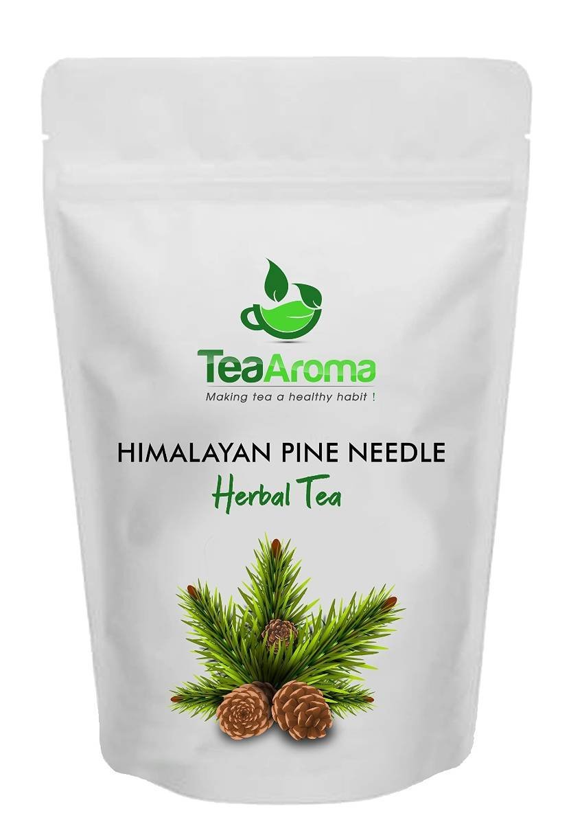 uk71UGJR0INHL-1-1.jpg Tea Aroma Organic Himalayan Pine Needle Tea | 50g | High Altitude, Natural & Raw | Rich in Vitamin A & C | Relieves Chest Congestion, Cold & Flu - Fast UK Delivery - Image 1