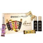 Bevzilla X Bella Vita Luxury Coffee & Fragrance Box | 24 Coffee Sachets (6 Sachets Each Flavour) | CEO Man & CEO Woman EDP Fragrance (20 ML Each)| Hazelnut, Colombian Gold, Vanilla & Butterscotch Flavour - Fast UK Delivery