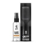 Beardo Instant Shine Hair Combo for Men (Pack of 2) | Serum 50ml, Detangling Brush | Smooth & Shiny, Nourished & Volumnized | Get Salon-like Shine & Smoothness at Home - Fast UK Delivery