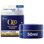 Nivea Q10 Plus Anti-Wrinkle Night Care Cream 50Ml - Fast UK Delivery