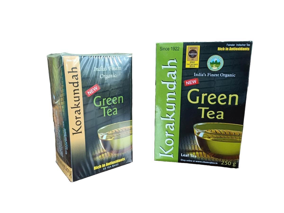 uk71VImoVXPSL-1.jpg Korakundah Green Tea Dip Tea 50g | KORAKUNDAH Organic Green Tea 250 g | Pack of 2 | Total 300 g | India's Finest Chamraj Nilgiri Tea - Fast UK Delivery - Image 1