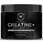 Wellbeing Nutrition 100% Pure Micronised Creatine Powder Monohydrate + HCL| Unflavoured |100g, 33 servings | Tested for Purity | For Muscle Strength & Recovery, Muscle Growth| For Men & Women