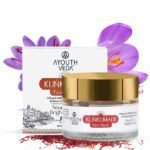 Ayouthveda Kunkumadi Face Mask | Infused with Kumkumadi Taila, Sandalwood, Turmeric & Finest Kashmiri Saffron | Helps to Tighten Pores & Boost Skin Radiance (Pack Of 1-50gm) - Fast UK Delivery