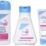 Sebamed Baby Rash Cream 100ml |Ph 5.5|Panthenol & Allantoin|Clinically tested & Sebamed Baby Shampoo | Camomile|Natural moisturisers|No tears formula|For delicate scalpBaby Sebamed Gentle Wash - Fast UK Delivery