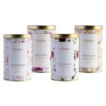 ISVARA TEA BUNDLES | Ultimate Weight Loss Teas (Pack of 4 tea tins) | Hibiscus Haven, The Herb Basket, The Royal Brew, Kashmiri Kahwah | 180gm - Fast UK Delivery
