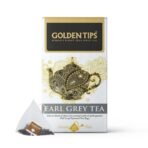 Golden Tips Darjeeling Pyramid Earl Grey Tea Bag (20 cups, 40 Gram) - Fast UK Delivery