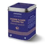 Gopaldhara Darjeeling Tea Jasmine Flower Oolong Tea 100g Tin Can - (Premium Series) From The Gopaldhara Tea Estate Highest Elevation 7000 Feet - Fast UK Delivery