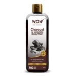 WOW Skin Science Charcoal & Ceramide Body Wash | Clears Skin Impurities | Removes Dirt & Dead Skin | Hydrates and Softens | Detoxifies Skin | Has Long lasting Fragrance | Powered by Cerabloom | 250ml - Fast UK Delivery