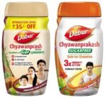 Dabur Chyawanprash Awaleha - 900 g and Chyawanprakash Sugar Free - 900gm - Fast UK Delivery