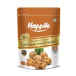 Happilo Premium 100% Natural Californian Inshell Walnut Kernels Value Pack Pouch,Raw 500g - Fast UK Delivery