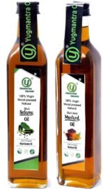 Yugmantra Organic Foods Wood Pressed Black Sesame Oil Edible Gingelly Cooking Oil & Black Mustard Oil 500 Ml x 2 - Fast UK Delivery - Image 7