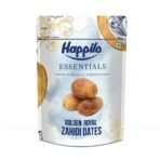 Happilo Essential Golden Royal Zahidi Dates 500g, Rich in Nutrients, Vitamins, Minerals and Dietary fiber, Natural Sweetness - Fast UK Delivery