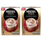Nescafe Gold Cappuccino - 2 Pack Pouch, 2 x 136 g - Fast UK Delivery