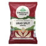 ORGANIC INDIA Low Fat and Rich in Iron Organic Urad Dhuli Split (white) -500gm - Fast UK Delivery