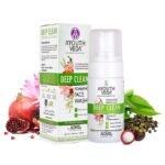 Ayouthveda Deep Clean Foaming Wash |Reduces Pigmentation, Combats Dark Spots| Refreshing Blend of Indian Madder, Garcinia & Pomegranate | Everyday Face Wash for Men & Women (Pack of 1;100ml) - Fast UK Delivery