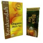 KORAKUNDAH Organic Black Tea FOP (Flowery Orange Pekoe) 250 g | KORAKUNDAH Organic Black Tea 25 Dip Bags | Pack of 2 | Total 300 g | India's Finest Chamraj Nilgiri Tea - Fast UK Delivery