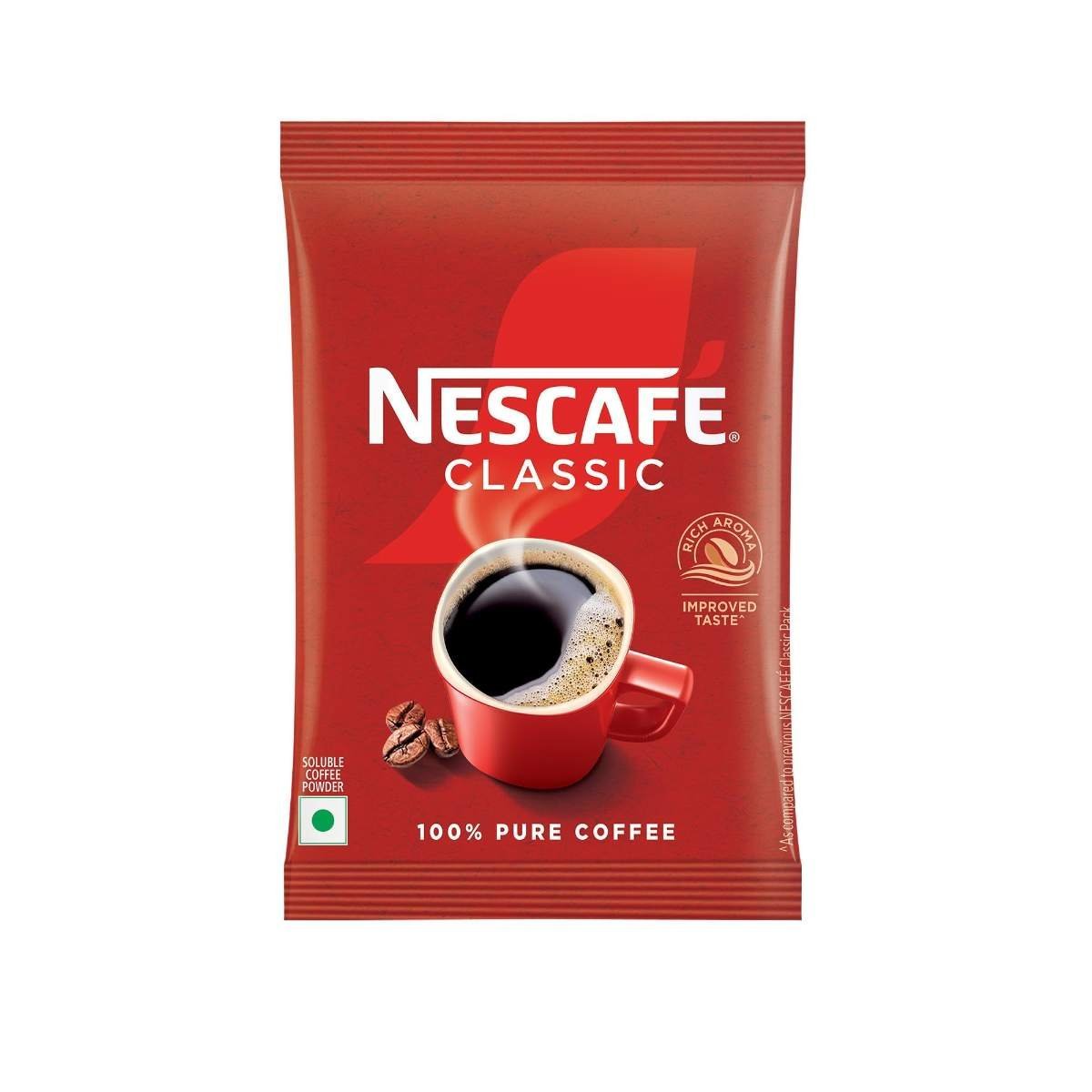 uk71XhRz02fVL-1.jpg NESCAFE Classic Instant Coffee Powder | Great start to your morning | 100% Pure Coffee | 45g Pouch - Fast UK Delivery - Image 1