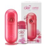 Godrej aer Rose Matic Kit (Machine + 1 Refill) - Automatic Room Fresheners with Flexi Control Spray | Petal Crush Pink | 2200 Sprays Guaranteed | Lasts up to 60 days (225ml) - Fast UK Delivery