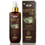 Wow Skin Science 100% Pure Castor Oil - Pure Cold Pressed Oil Blend and Hexane Free -Supports HealthierHair, Eyelashes, Skin & Nails | No Mineral Oil & Silicones - 200 ml - Fast UK Delivery