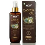 Wow Skin Science 100% Pure Castor Oil - Pure Cold Pressed Oil Blend and Hexane Free -Supports HealthierHair, Eyelashes, Skin & Nails | No Mineral Oil & Silicones - 200 ml - Fast UK Delivery