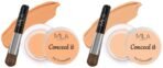 MILA Beaute Conceal It Pot Concealer | With SPF 15 & Vitamin-E For Face Makeup | Shade - (Medium Beige, 4g) Conceal It Pot Concealer For Face Makeup | Shade - (Natural Nude, 4g) - Fast UK Delivery