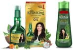 Kesh King Ayurvedic Anti Hairfall Hair Oil, 300ml & Emami Kesh King Damage Repair Shampoo with Milk Protein and 21 Ayurvedic Herbs, 340ml - Fast UK Delivery