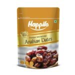 Happilo Premium Arabian Dates Pouch, 500 g - Fast UK Delivery