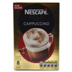 Nescafe Gold Cappuccino, 8 Mugs - 136g (8x17g) - Fast UK Delivery