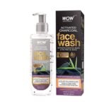WOW Skin Science Activated Charcoal Deep Cleansing Face Wash | Infused with Charcoal Beads | All Skin Types | Fresh, Clear Skin | Paraben & Sulphates Free| Face Wash for Women & Men | 200 ml - Fast UK Delivery