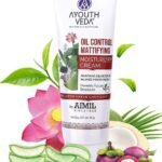 Ayouthveda Oil Control Mattifying Moisturizer Cream | Calms Skin Redness & Prevents Breakouts | Nourishes & Smoothens Skin With Green Tea, Aloevera & Coconut Water (Pack of 1-60g) - Fast UK Delivery